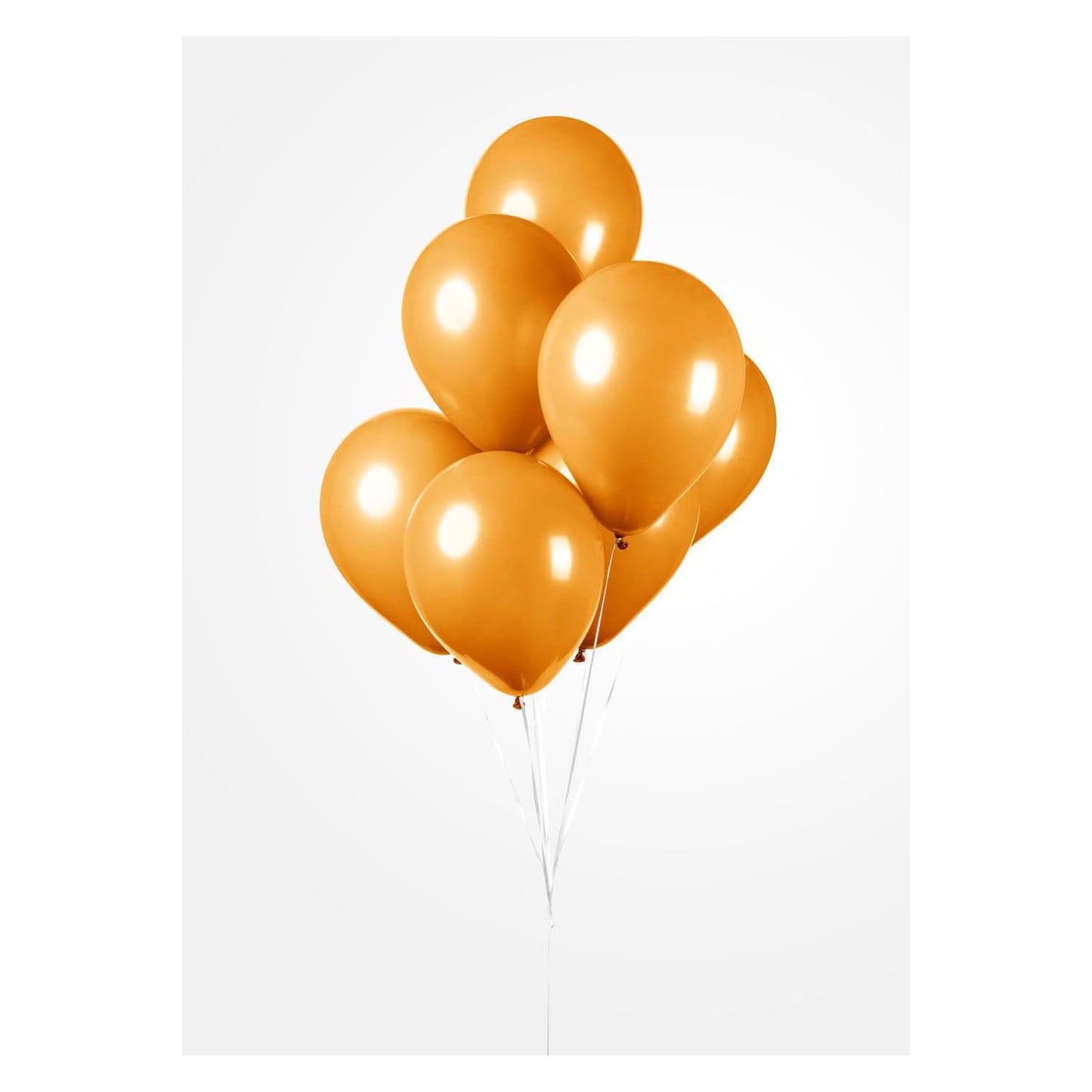 Globos Luftballons Orange 30cm, 10Stk.