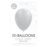 Globos -Luftballons cool grau, 30 cm, 10st. - afbeelding 2