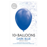 Globosballons dunkelblau 30 cm, 10st. - afbeelding 2