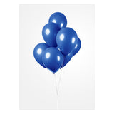 Globosballons dunkelblau 30 cm, 10st. - afbeelding 3
