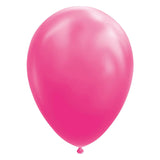 Globosballons hartrosa 30 cm, 10st. - afbeelding 1