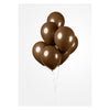 Globosballons Brown, 30 cm, 10st.