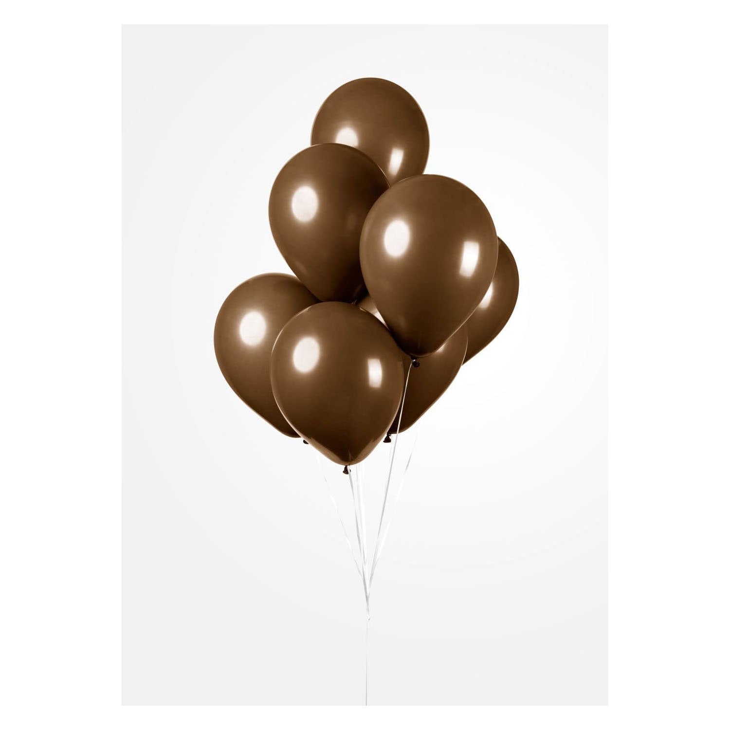 Globosballons Brown, 30 cm, 10st.