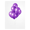 Globosballons lila 30 cm, 10st.