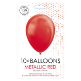 Globos Balloons Perle Red 30 cm, 10st. - afbeelding 2