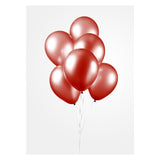 Globos Balloons Perle Red 30 cm, 10st. - afbeelding 3
