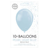 Globos -Luftballons Perle Hell Blue 30 cm, 10st.