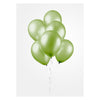 Globos Balloons Metallic Green 30 cm, 10st.