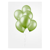 Globos Balloons Metallic Green 30 cm, 10st. - afbeelding 3