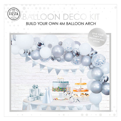 Luftballons Bug Set Silber