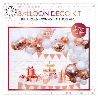 Luftballons Boog Set Roségold
