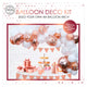 Luftballons Boog Set Roségold