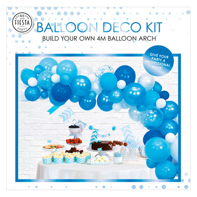 Luftballons Boog Set Blue