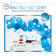 Luftballons Boog Set Blue