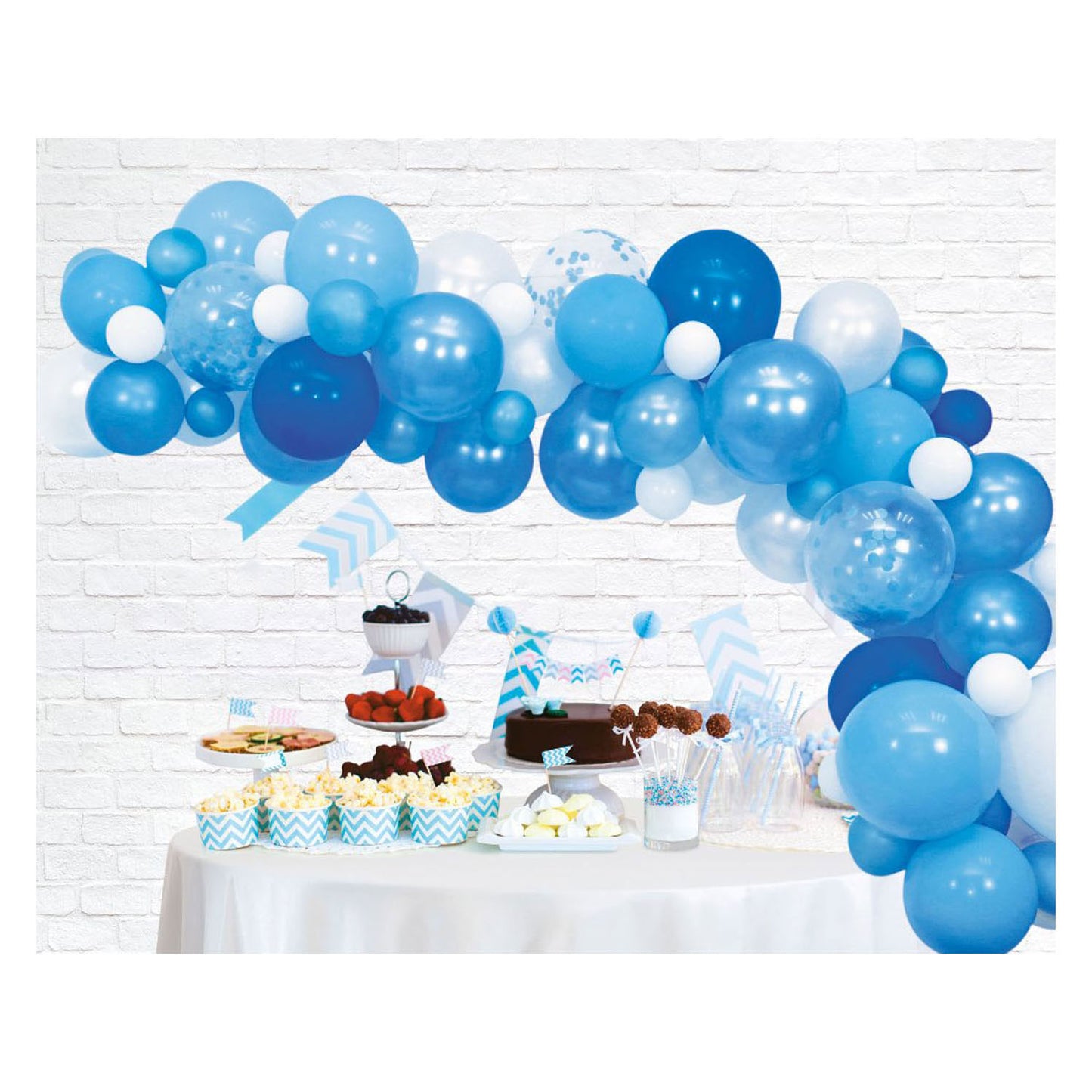 Luftballons Boog Set Blue