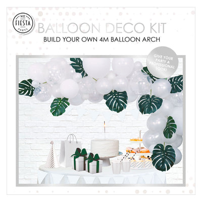 Luftballons Boog Set White