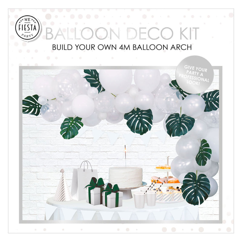 Luftballons Boog Set White