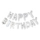Folsieballon Text alles Gute zum Geburtstag Silber