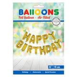 Folieron Text Happy Birthday Gold - afbeelding 2
