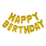 Folieron Text Happy Birthday Gold - afbeelding 1