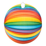 Globos Paper Lantern um Regenbogen, 25 cm - afbeelding 1