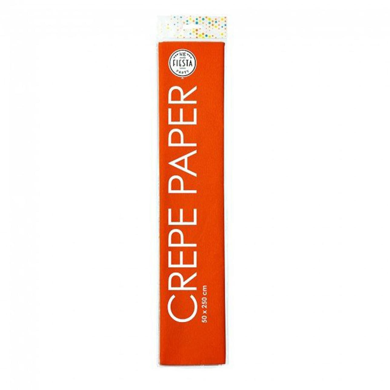 Globos Crepe Paper Oranje, 50x250 cm
