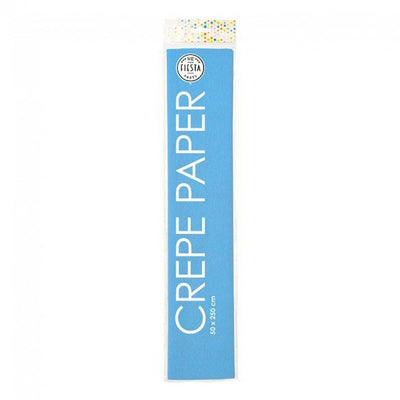 Globos Crepe Papier Baby Blau, 50x250 cm