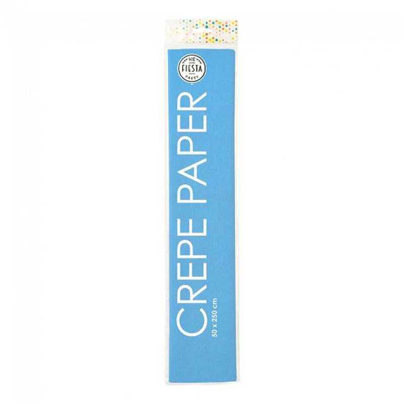 Globos Crepe Papier Baby Blau, 50x250 cm