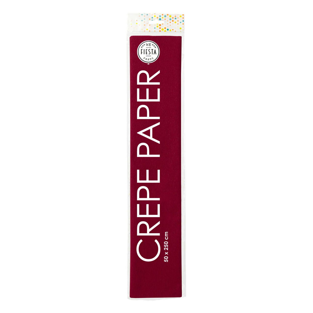 Globos Crepe Paper Bordeaux, 50x250 cm