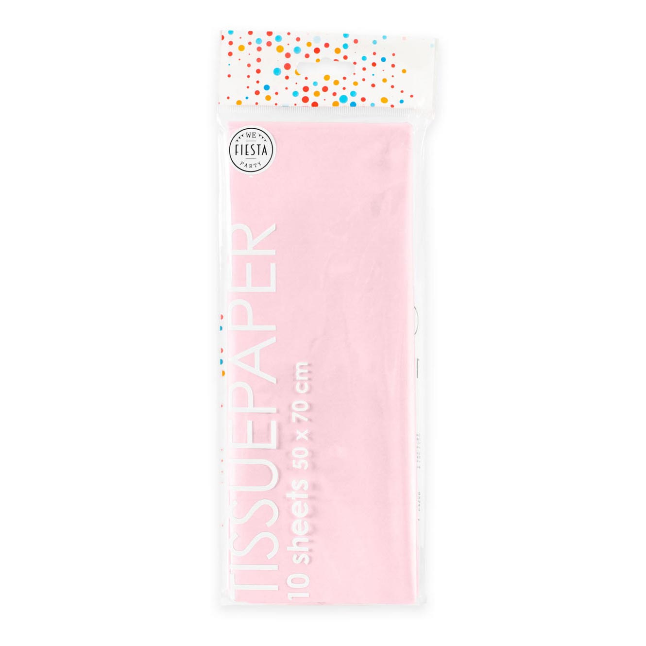Tissue Paper 10 Blätter Baby Pink, 50 x 70 cm