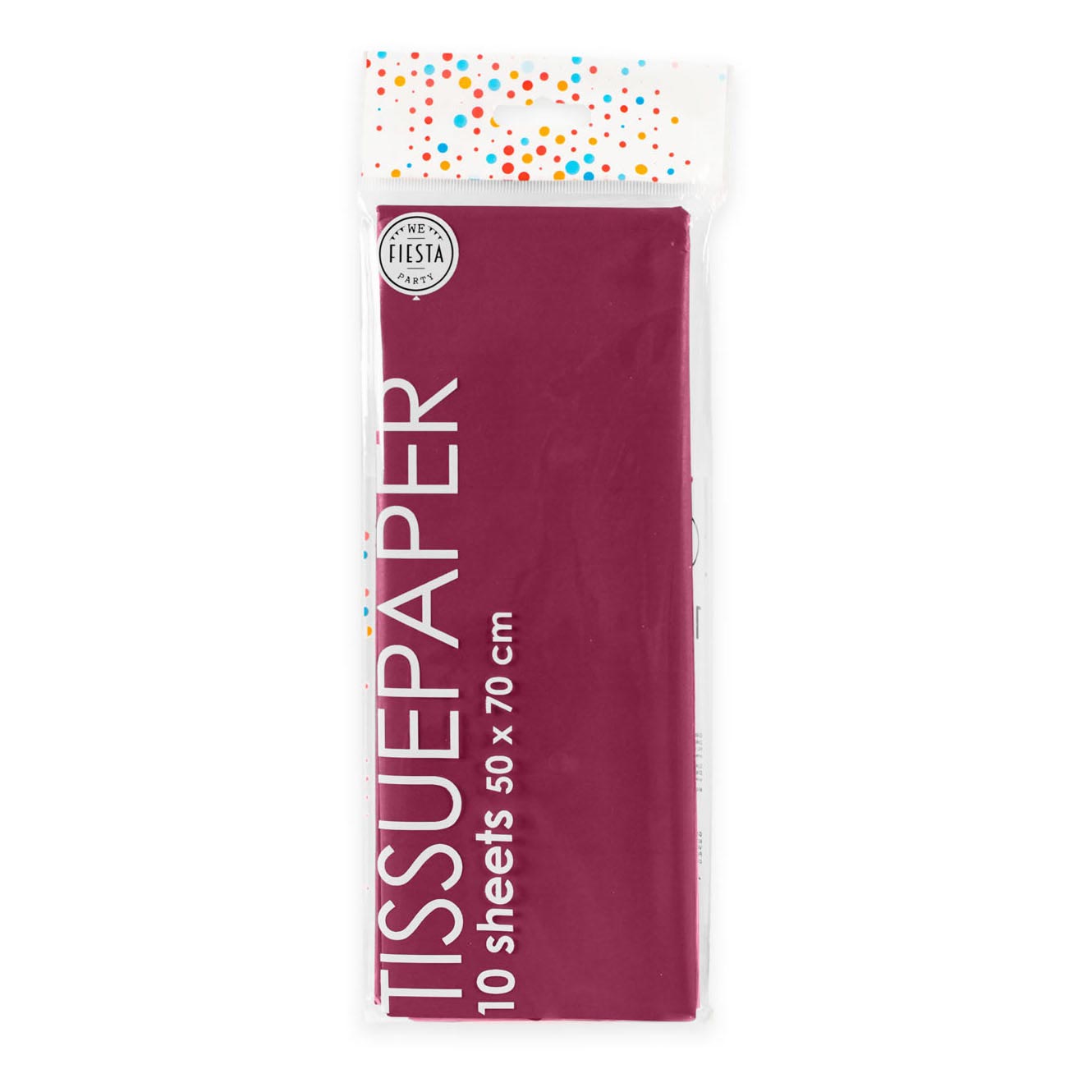 Tissue Paper 10 Blätter Bordeaux, 50 x 70 cm