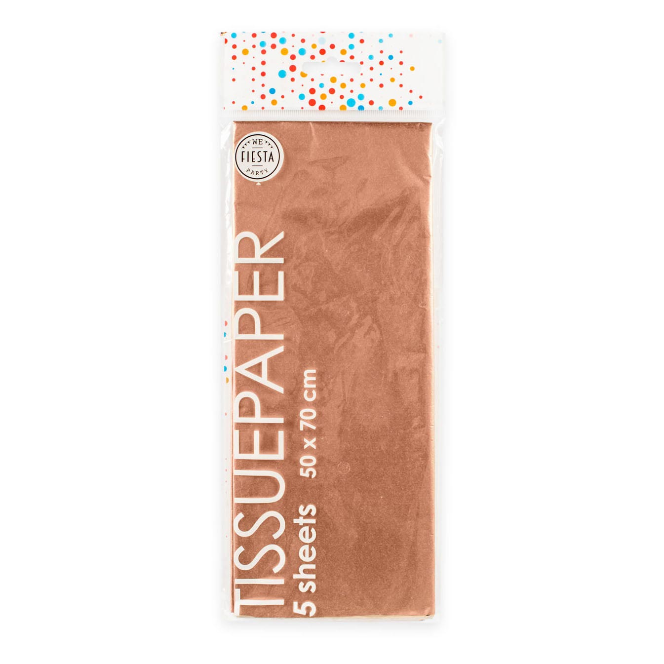 Tissue Paper 10 Blätter Roségold, 50 x 70 cm