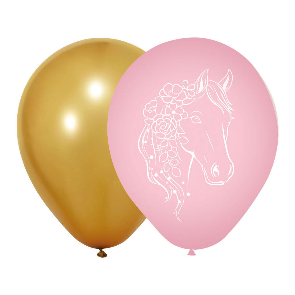 Globos Ballons 12 Zoll Pferde - 8 Stk.