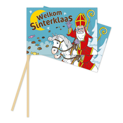 Sinterklaas Papierflaggen 10 Stücke