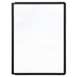 Ansichtstafel A4 Shepra Soho langlebig 5606-01 schwarz 5 Stück