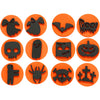 Creativ Company Schaumstoffstempel, Halloween, D 7,5 cm, Stärke 2,5 cm, 6 Stück 1 Box