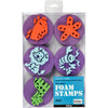 Creativ Company Schaumstoffstempel, Tiere, D 7,5 cm, Stärke 2,5 cm, 6 Stück 1 Box