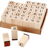 Kreativfirma Briefmarken, AFM 13x13 mm, ca. 8 mm, 42 Div 1 Box