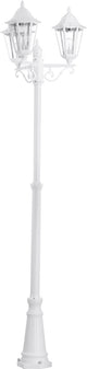 Eglo Navedo - Außenbeleuchtung - Gartenmast - 3 Lichter - Weiß - Klar