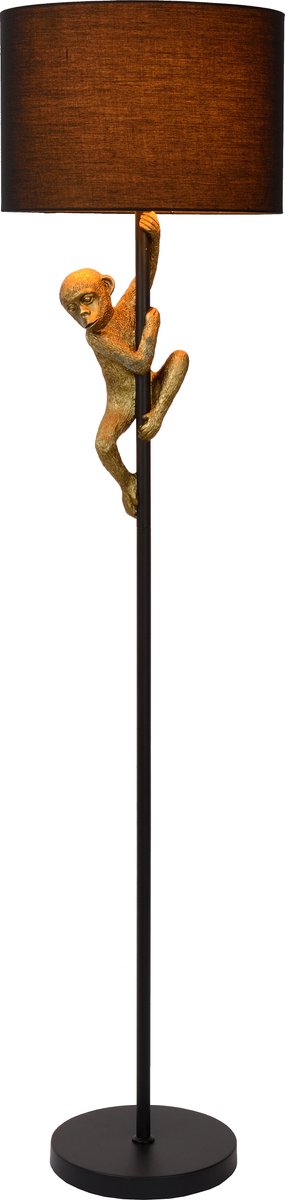 Lucide extravaganza chimp - Stehleuchte - ø 35 cm - 1xe27 - schwarz