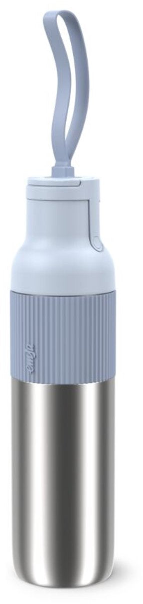 Tefal Beyou Flip Trinkflasche 0,7l blau – 100 % auslaufsicher