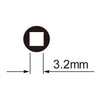 IceToolz Speichen-Nippel-Schlüssel Icetoolz 12B7 für 3,2 mm (Vierkantnippel)