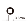 IceToolz Speichen-Nippelspanner 12D5 für 3,6 mm (Vierkant) Nippel