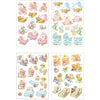 Creativ Company 3D-Blätter, Baby, Blatt 21x30 cm, 4 Blätter 1 Box