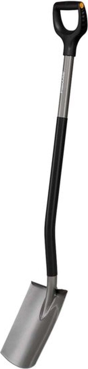 Fiskars ergonomischer runder Gartenspaten | grau - 1066710