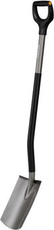 Fiskars ergonomischer runder Gartenspaten | grau - 1066710