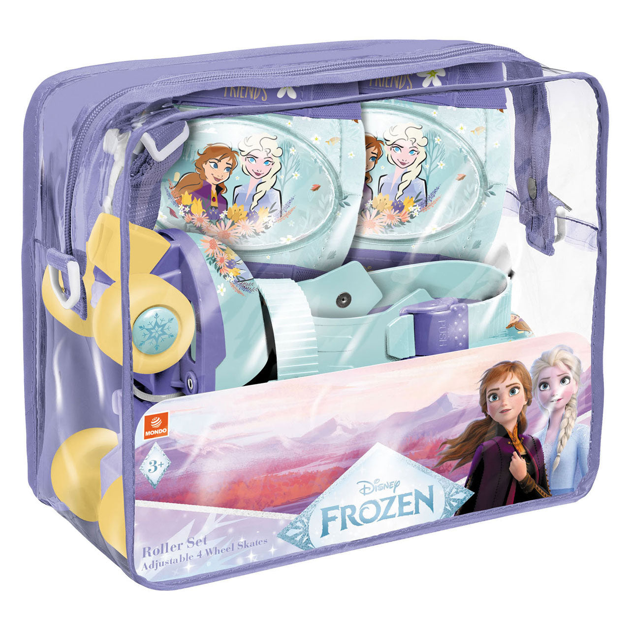 Mondo Mondo Frozen Roller Skating mit Schutzsatz, MT 22-29