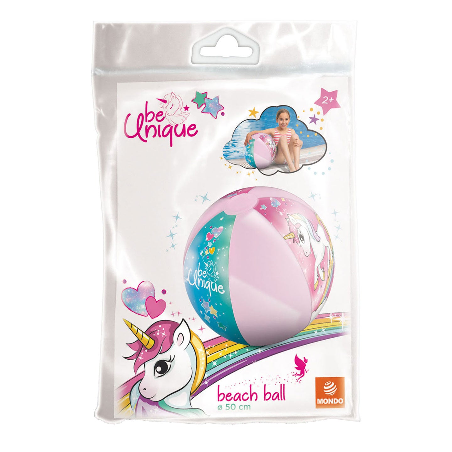 Mondo Strandball Einhorn, 50 cm