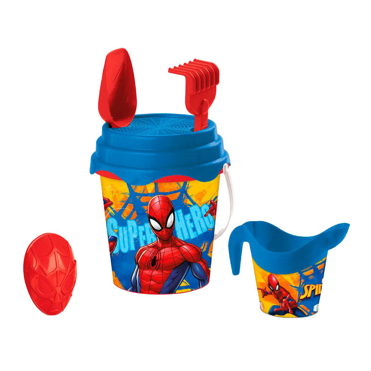 Mondo Spiderman Eimer-Set, 6-teilig.