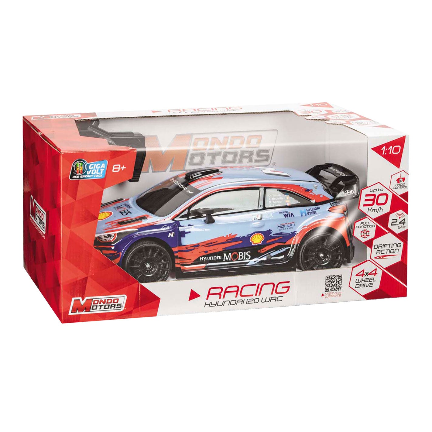 Mondo Motors RC Lenkbar Auto Hyundai i20 WRC 23, Skala 1:10